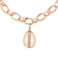 Fabergé Heritage 18ct Rose Gold 0.22ct Diamond Egg Charm