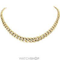 Fancy Curb Link Necklace 18/45.7cm