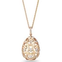 Faberge Imperial Imperatrice Rose Gold 0.40ct Diamond Pendant