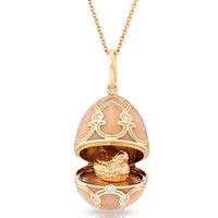 Faberge 18ct Yellow Gold Palais Tsarskoye Selo Pendant Locket