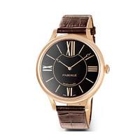 Faberge Watch Lady 18ct Rose Gold Black Dial