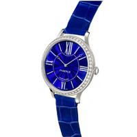 Faberge Watch Lady 18ct White Gold Blue Enamel Dial