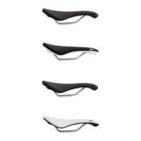 Fabric Line Shallow Race Saddle (134mm) - White/Black