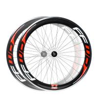 Fast Forward F6C Carbon Tubular 24/28 Spoke Wheelset - Red Decals - Campagnolo