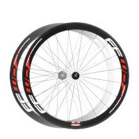 Fast Forward F4R Carbon Clincher Wheelset - Red Decals - Campagnolo