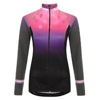 fat lad at the back ladies in the pink reflective long sleeve jersey