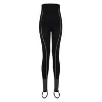Fat Lad At The Back - Ladies Thermal Cycling Britches Black Size 7