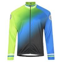 Fat Lad At The Back - Beacon LS Windproof Jacksey Green/Blue 47