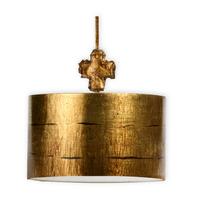 FB/FRAGMENT-G/PL 1 Light Aged Gold Large Ceiling Pendant