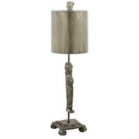 FB/CARYATID-S 1 Light Aged Silver Table Lamp