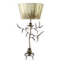FB/KRISTAL/TL 1 Light Gold Leaf and Putty Table Lamp