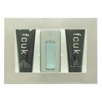 fcuk fcuk gift set gift set 100ml edt 200ml aftershave balm 200ml show ...