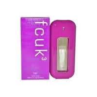 fcuk 3 her 100ml edt spray