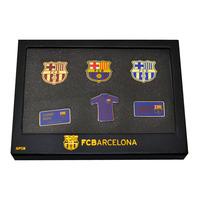 F.c. Barcelona 6 Piece Badge Set Official Merchandise