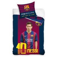 FC Barcelona Messi Single Duvet Cover and Pillowcase Set