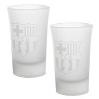 F.c. Barcelona 2pk Shot Glass Set Fr Official Merchandise