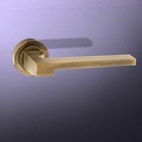 FCR430YB Ginevra Forme Designer Lever on Contempo Round Rose - Yester Bronze