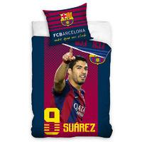 FC Barcelona Suarez Single Duvet Cover and Pillowcase Set