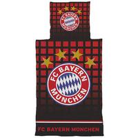 FC Bayern Munich Logo Single Duvet Cover & Pillowcase Set