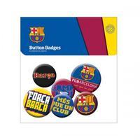 F.C. Barcelona Button Badge Set