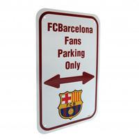 F.C. Barcelona No Parking Sign