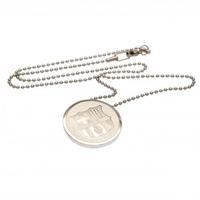 F.C. Barcelona Stainless Steel Pendant &amp;amp; Chain RD