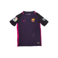 fc barcelona 1617 away kids replica ss football shirt