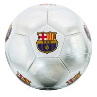 F.c. Barcelona Football Signature Silver (sv) Size 5