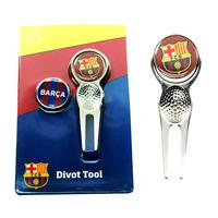 Fc Barcelona Golf Divot Tool/marker Divot Tool - Red/blue/silver