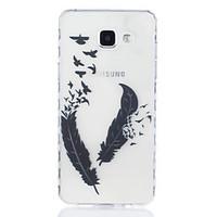 Feather Pattern Tpu Material Highly Transparent Phone Case For Samsung Galaxy A3(2016) A5(2016)