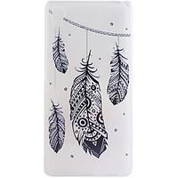 Feathers Pattern Frosted TPU Material Phone Case for Sony Xperia Z5 Premium/Z5