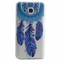 Feather Pattern Material TPU Phone Case For Samsung Galaxy J5 J5(2016) J3(2016)
