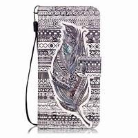 Feathers Pattern Perspective Shiny Glare Material PU Leather Card Holder for iPhone 7 7 Plus 6s 6 Plus SE 5s 5