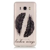 Feather TPU Material Glow in the Dark Soft Phone Case for Samsung Galaxy J110/J310/J510/J710/G360/G530/I9060