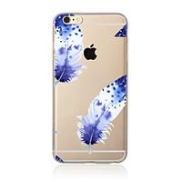 Feathers Pattern TPU Soft Case Cover for Apple iPhone 7 7 Plus iPhone 6 6 Plus iPhone 5 SE 5C iPhone 4