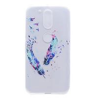 Feather Pattern High Permeability TPU Material Phone Shell For Motorola G4 Plus X1