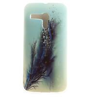 feathers painting pattern tpu soft case for motorola moto g xt1028xt10 ...