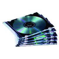 Fellowes Slimline Clear Jewel Case - 10 Pack