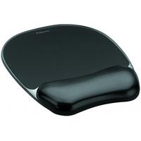 fellowes crystal gel mouse pad wrest black 9112101