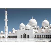 ferrari world with sheikh zayed grand mosque from dubai