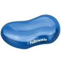 Fellowes Crystal Gel Flex Wrist Rest Blue 91177-72