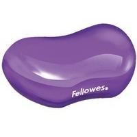 fellowes crystal gel flex wrist rest purple 91477 72