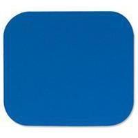 fellowes mouse pad rubber base blue 58021 06