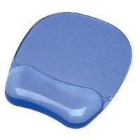 Fellowes Crystal Gel Mouse Pad Blue 9114106