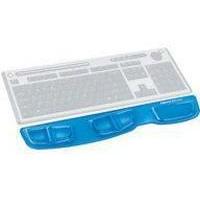 Fellowes Crystal Keyboard Palm Support Blue 9183101