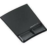 Fellowes Crystal Mouse Pad/Wrist Support Black