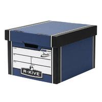 fellowes r kive premium presto storage box blue