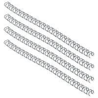 Fellowes Wire Binding Element 9mm Black 100 Pack