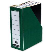 Fellowes R-Kive Premium Magazine File Green/White Fpc - 10 Pack
