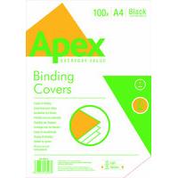 Fellowes Apex Leatherboard Cover A4 Black